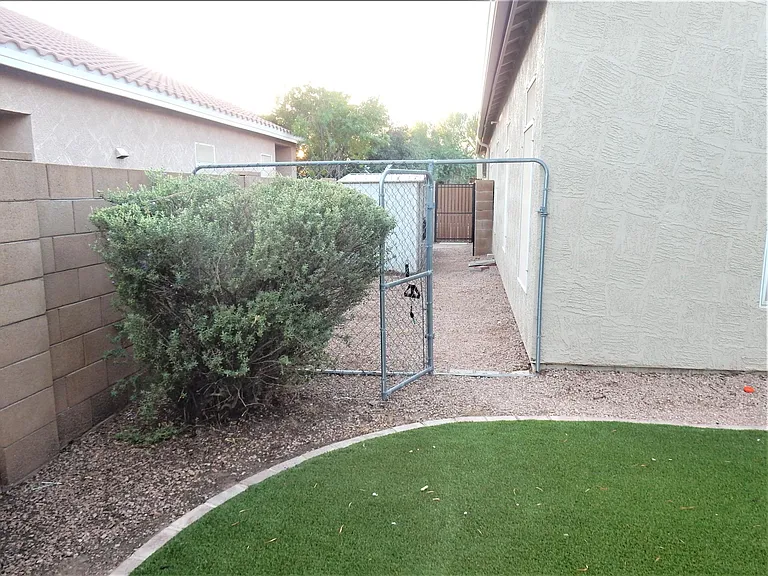 gated side yard