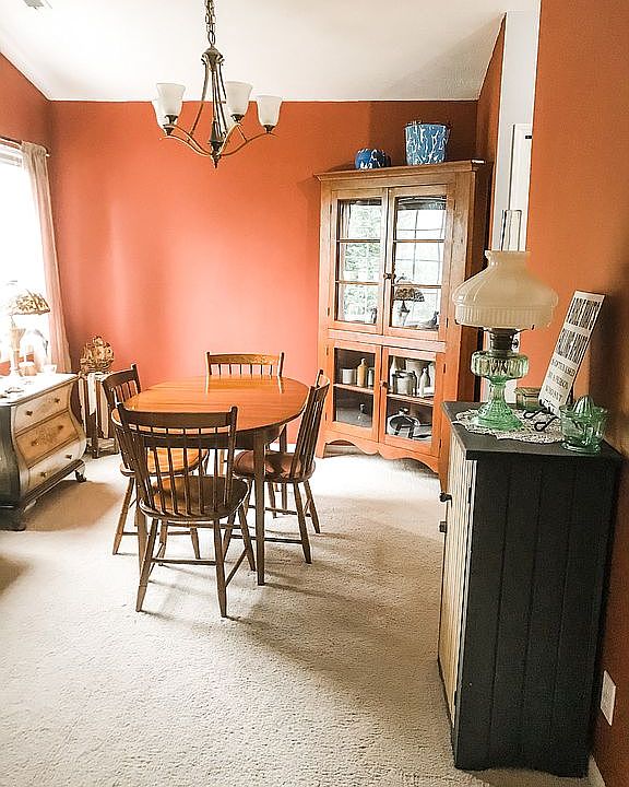 Separate dining area.