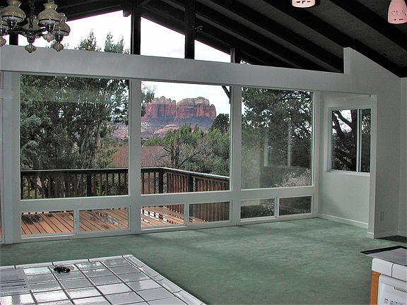 Enjoy views while preparing meals!
