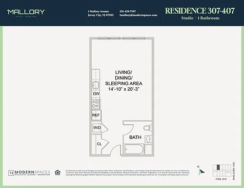 Floor plan Studio 07