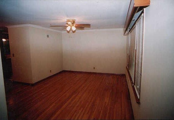 Living Room viewed for front door entry.