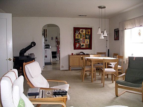 large living/dining room area