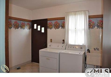 First floor laundry
