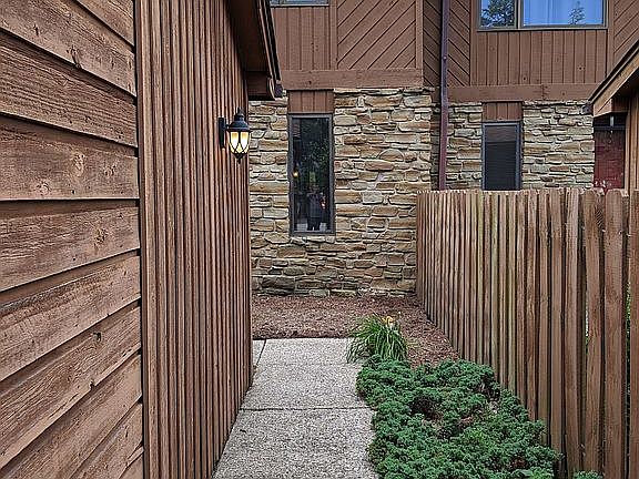 Looking in from gate