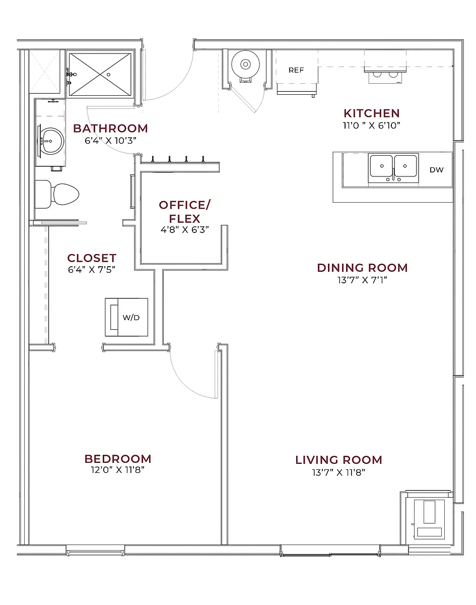 Floor plan The Luxe