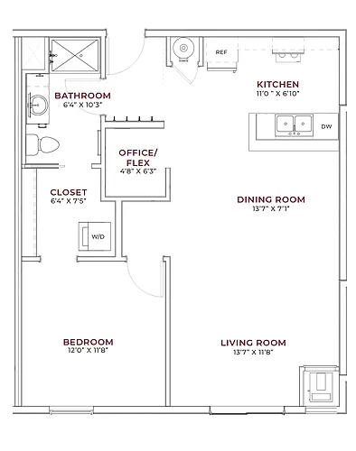 Floor plan The Luxe