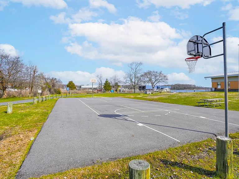 Community basketball court