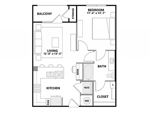 Floor plan A2a