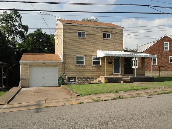 Front of the house with garage
