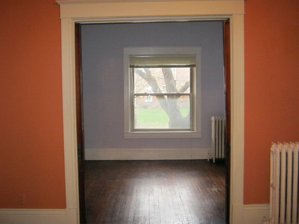 View from middle room to large front window