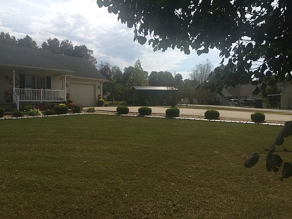 Carport to the right