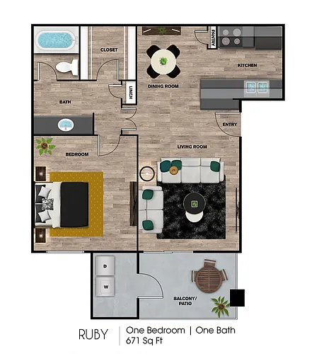 Floor plan Ruby