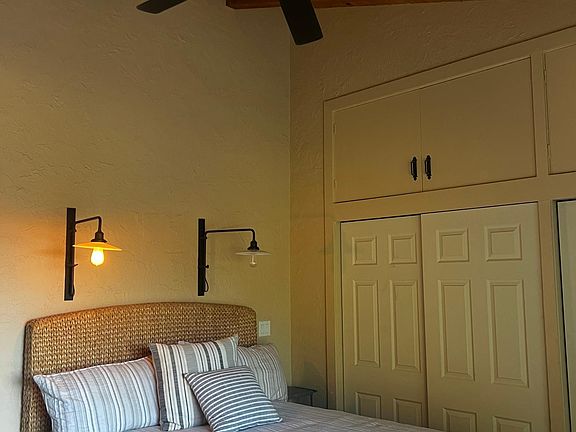 Master bedroom with a view