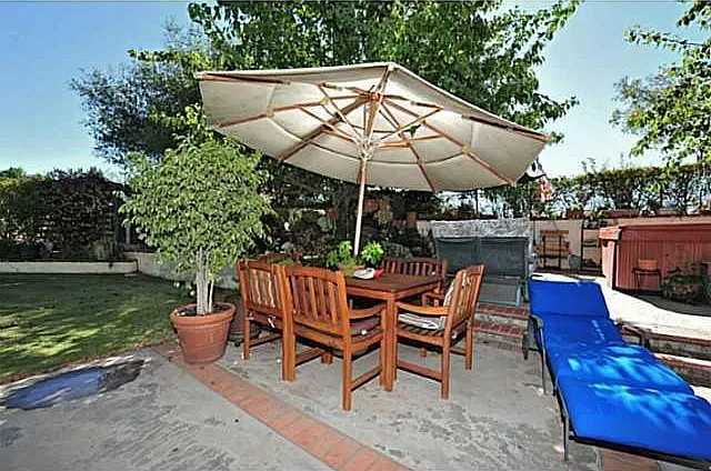 patio area