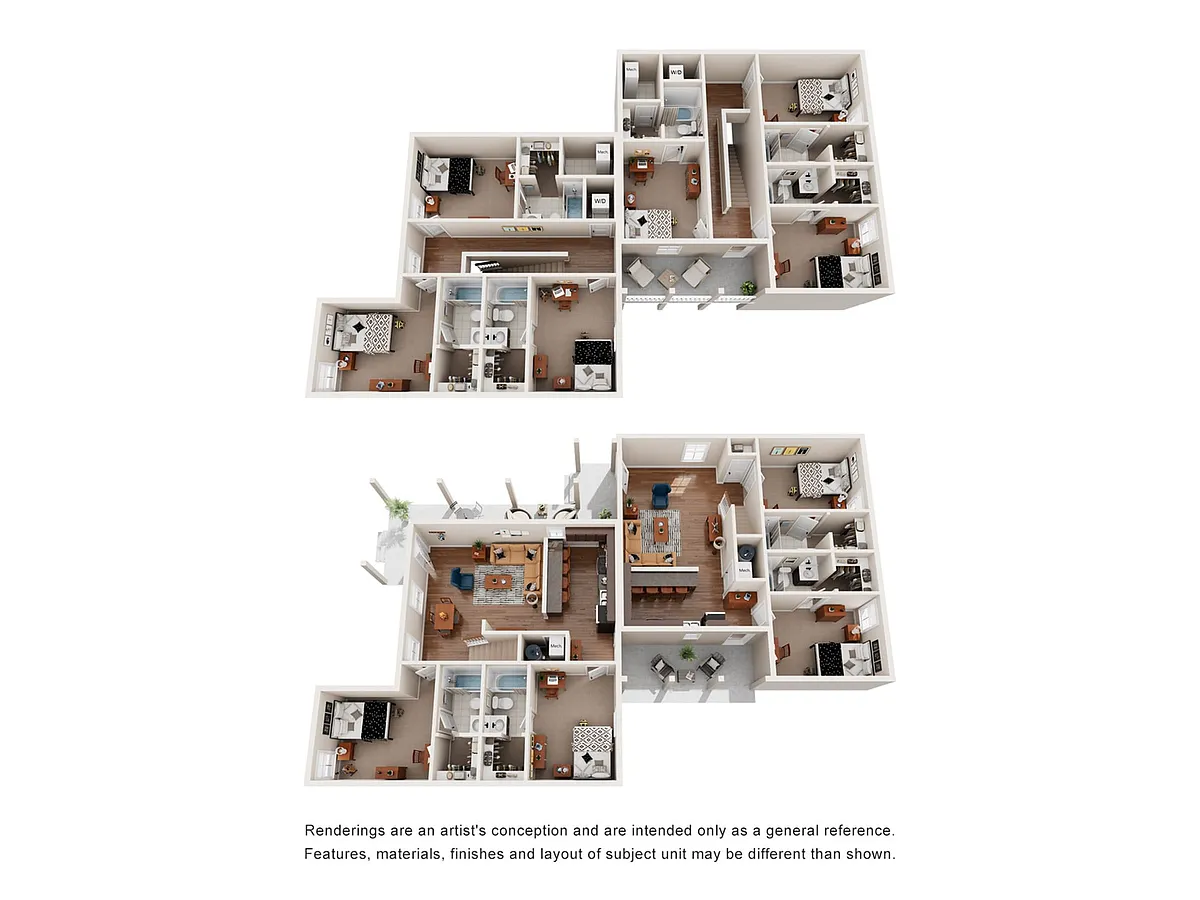 Floor plan Five Bedroom Manor