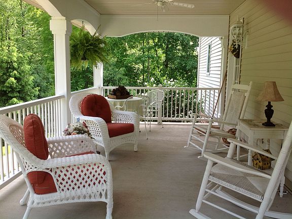 Side Porch Seating Area