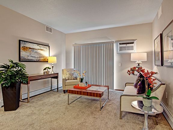 Living room with patio or balcony for indoor/outdoor living