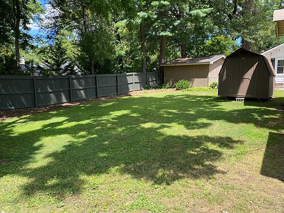 Backyard with 8x8 Storage shed