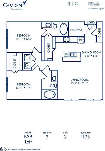 Floor plan B3B - Loft