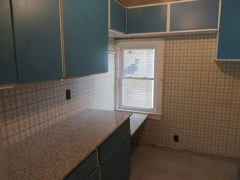 Tons of storage and washer and dryer in pantry