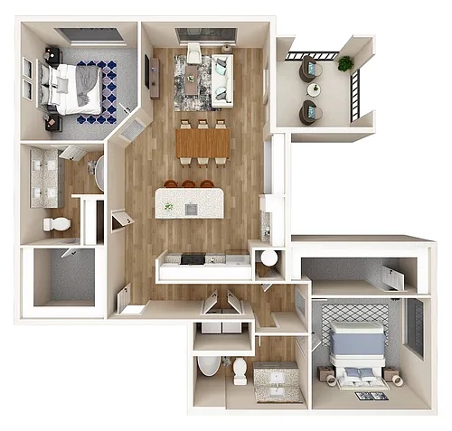 Floor plan B3