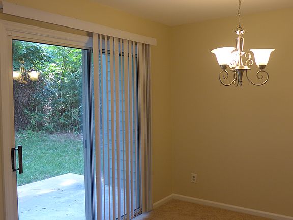 Dining area opens to patio