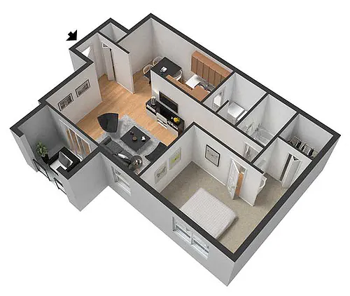 Floor plan The Birch