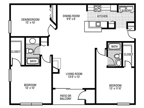 Floor plan D-1