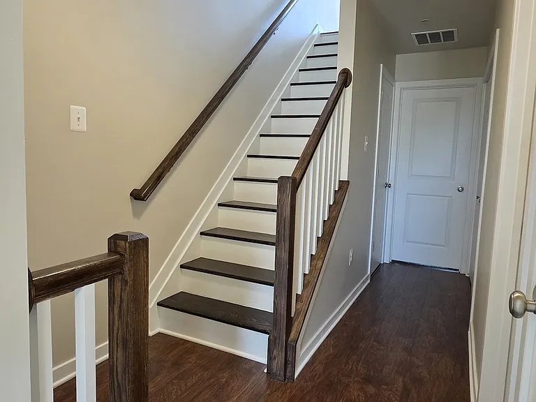 Hallway and stairwell on third floor