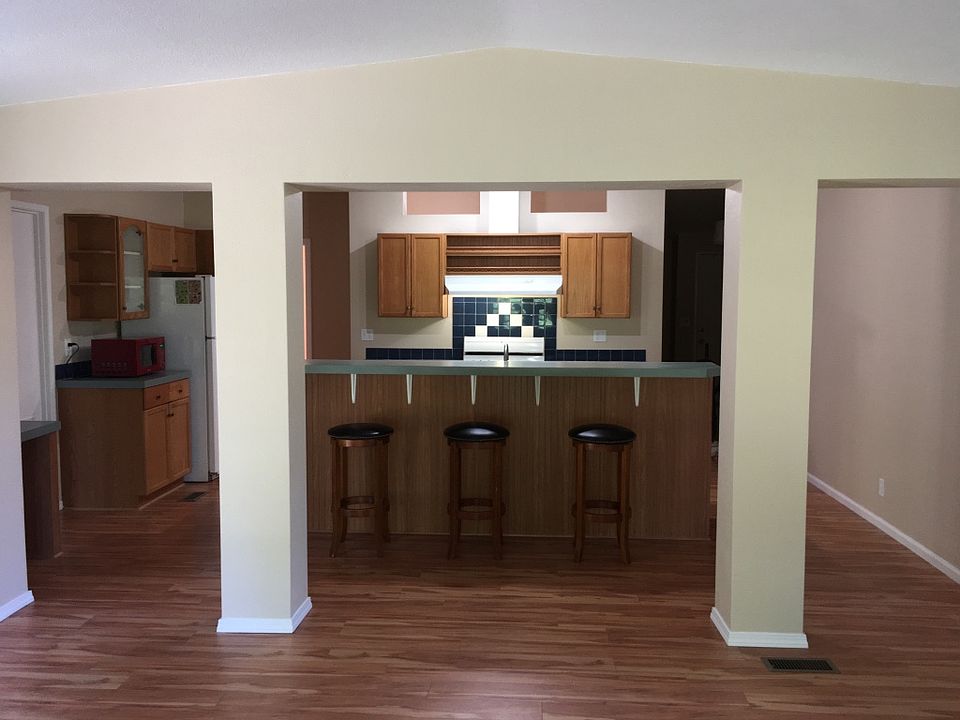 Open view of Kitchen from Living Room