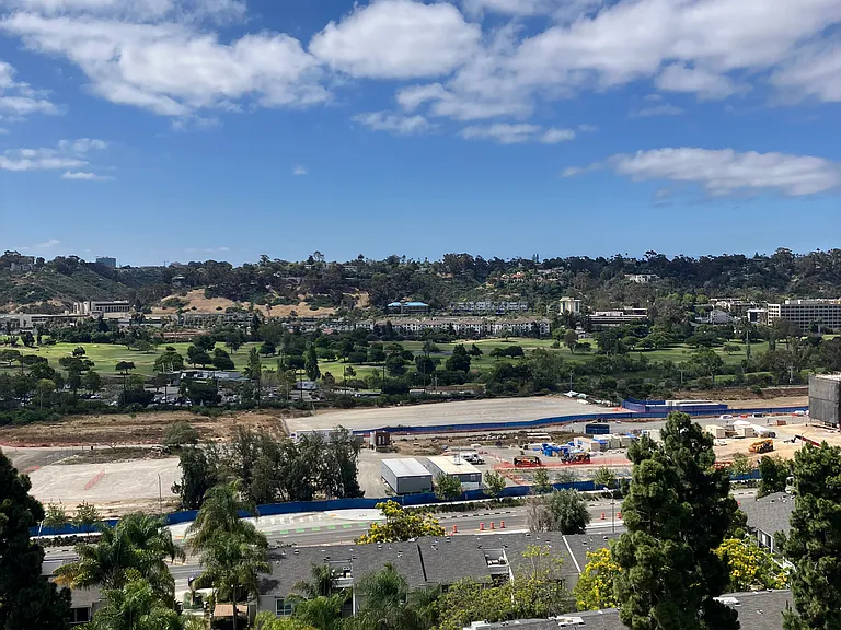 View from the private bluff.