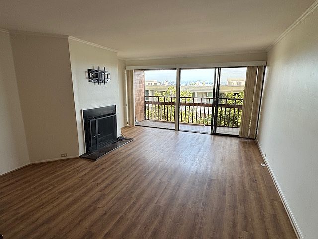 Living Room with new flooring