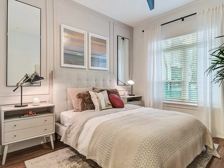 Large windows invite plenty of natural light into your home.