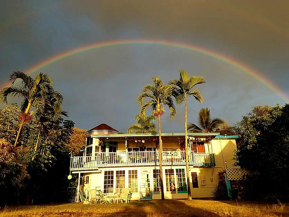 The house. Dolphin Dreams is on the bottom floor facing the ocean.