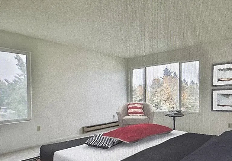 Master bedroom before new furniture.
