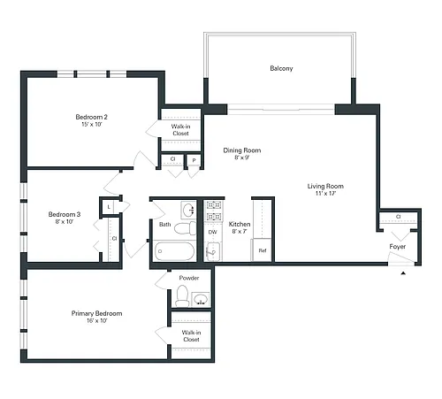 Floor plan C1