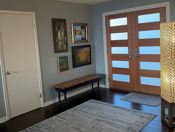 Front door and foyer