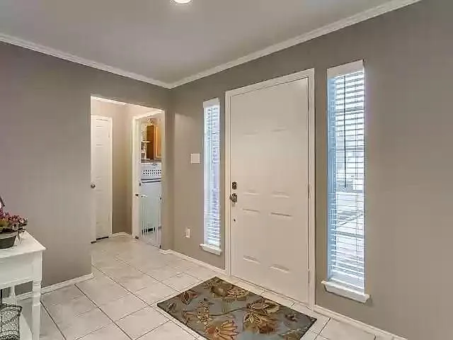 Front entrance to the house