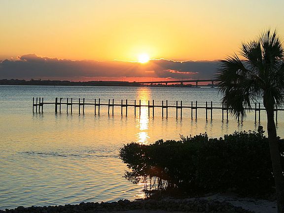 Sunrise looking south on ICW