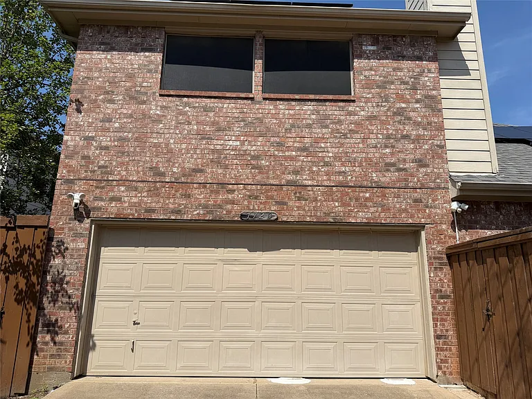 Rear facing garage.