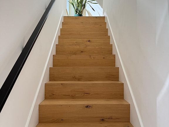 Custom oak staircase