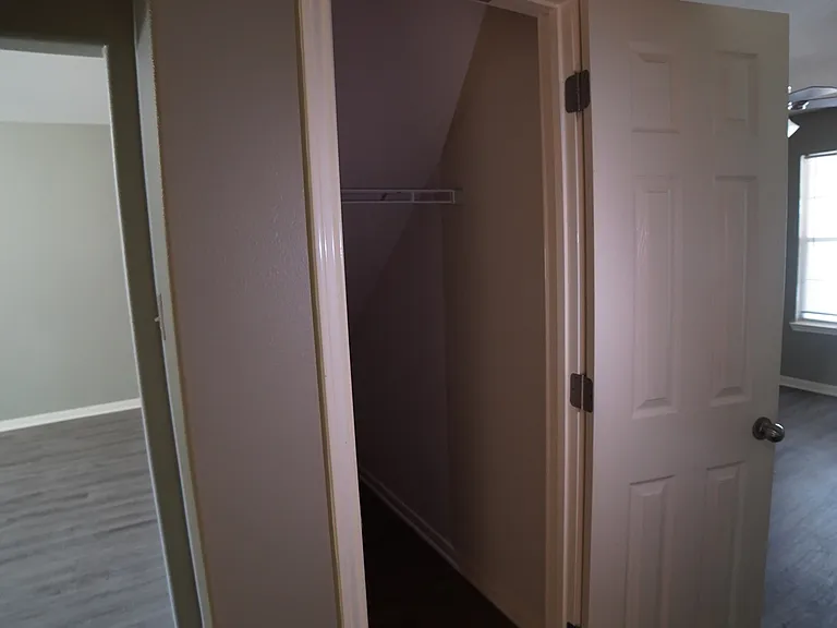 extra storage under the stairs