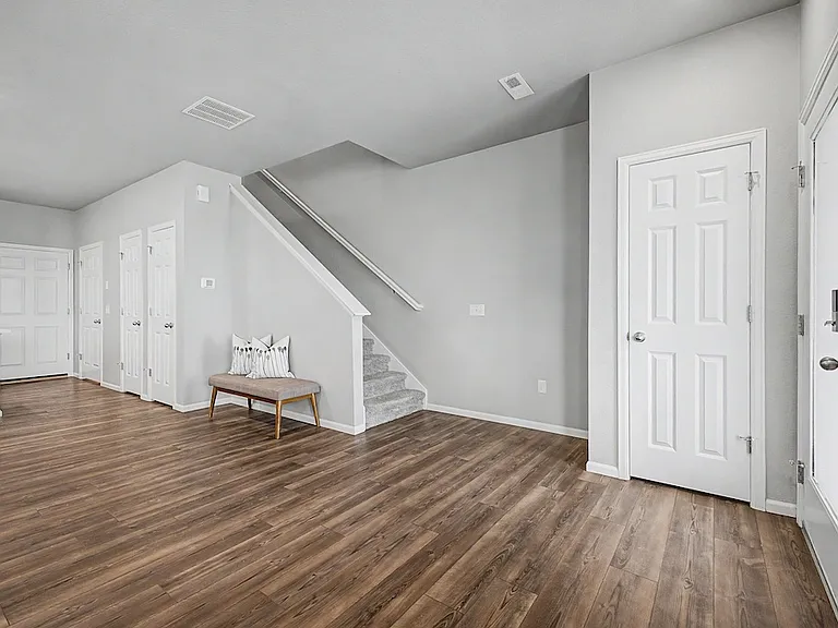 Coat closet next to front entrance