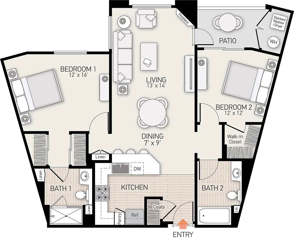 Floor plan Plan G