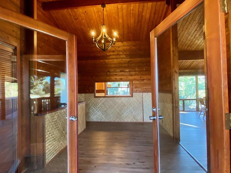 Entry - double glass door entry.