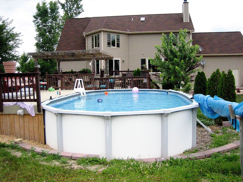 Rear view of home