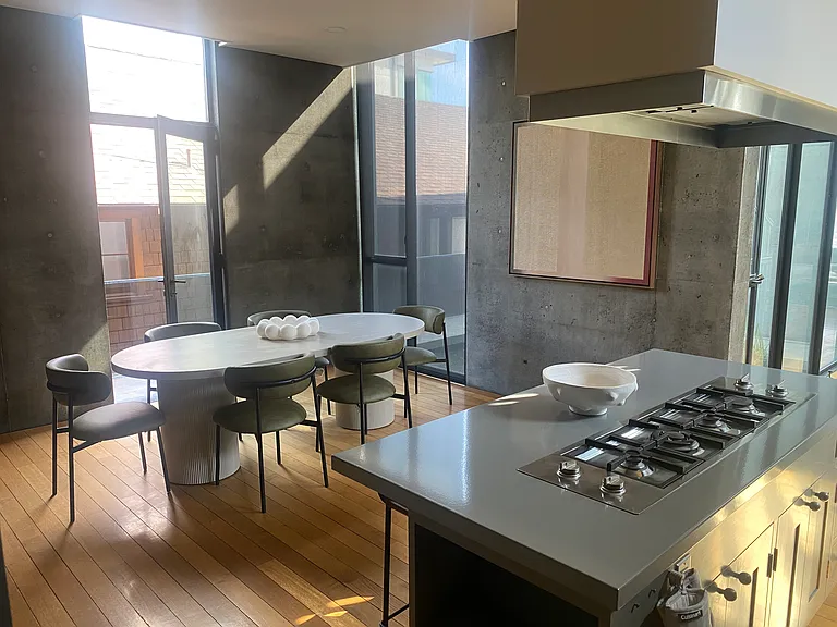 Kitchen and dining room