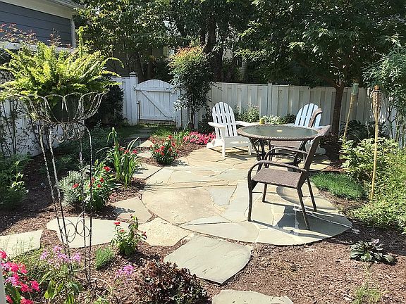 Backyard patio