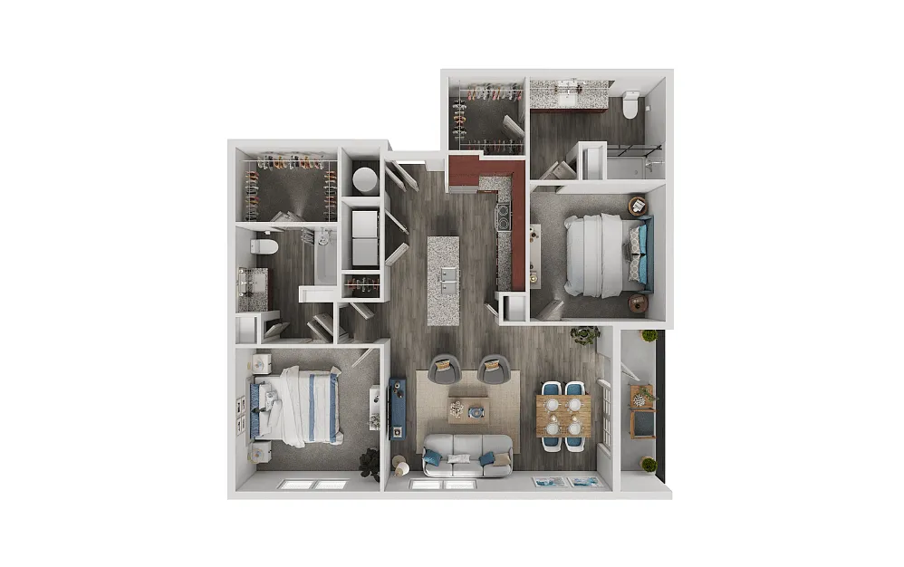 Floor plan B3