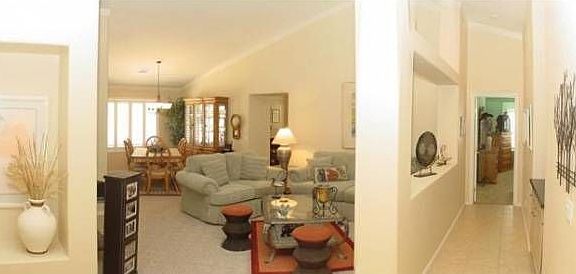View to living room